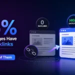 95 percent of web pages have zero backlinks, highlighting the importance of building quality backlinks for SEO.