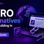 HARO alternatives for link building in 2026 featuring digital PR, media outreach, and authoritative backlinks with ReachBranker branding.