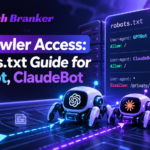AI Crawler Access robots.txt guide showing GPTBot, ClaudeBot, allow and disallow rules, AI crawlers, and technical SEO controls.