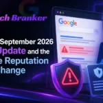 Google September 2026 Spam Update and EEA Site Reputation Policy Change feature image by ReachBranker.