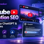 YouTube AI Citation SEO feature image showing YouTube content being cited by ChatGPT and AI Overviews with SEO visibility and authority signals.